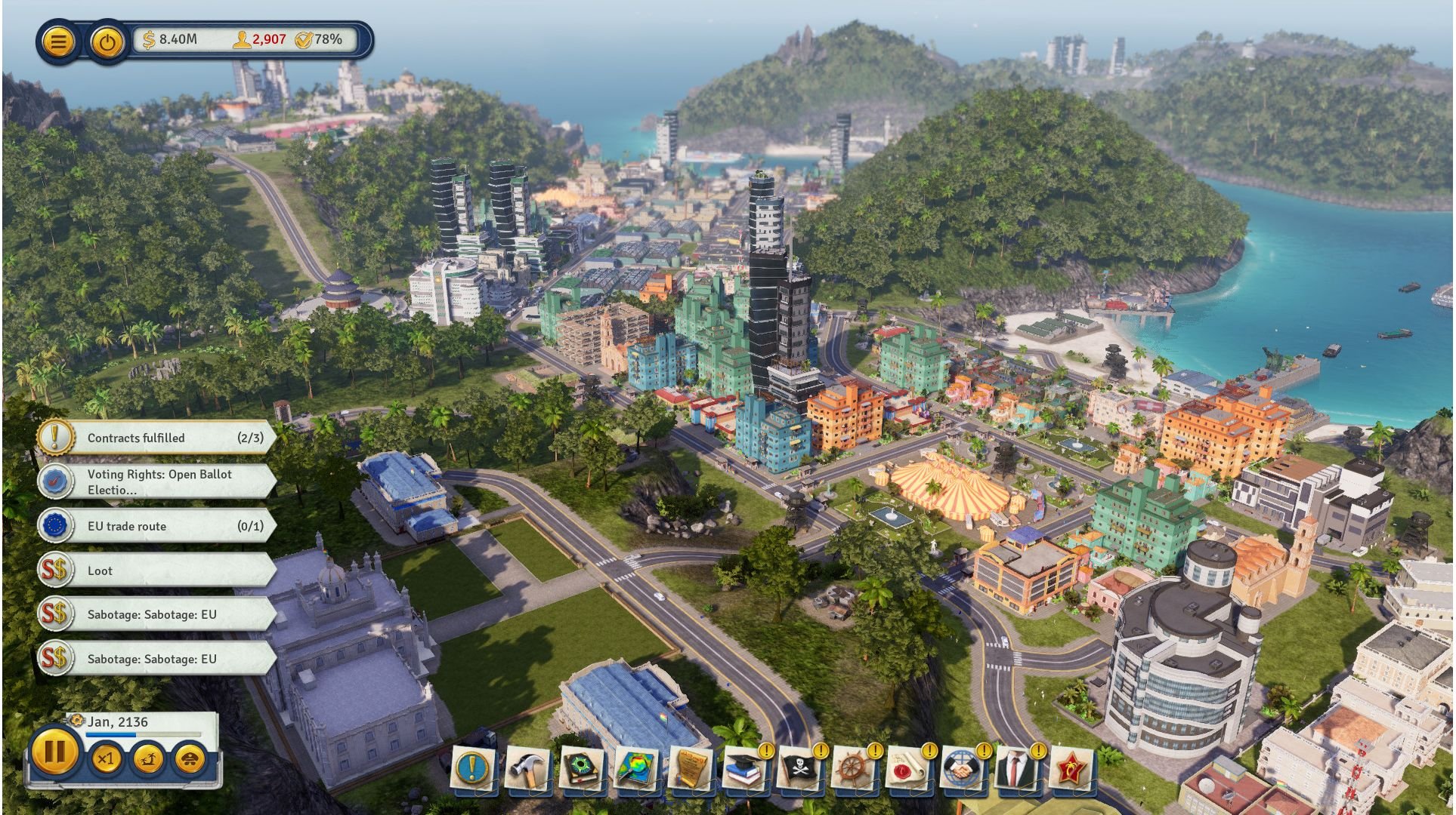 Скриншот 2 к игре Tropico 6 v.22(1199) [Папка игры] (2019)