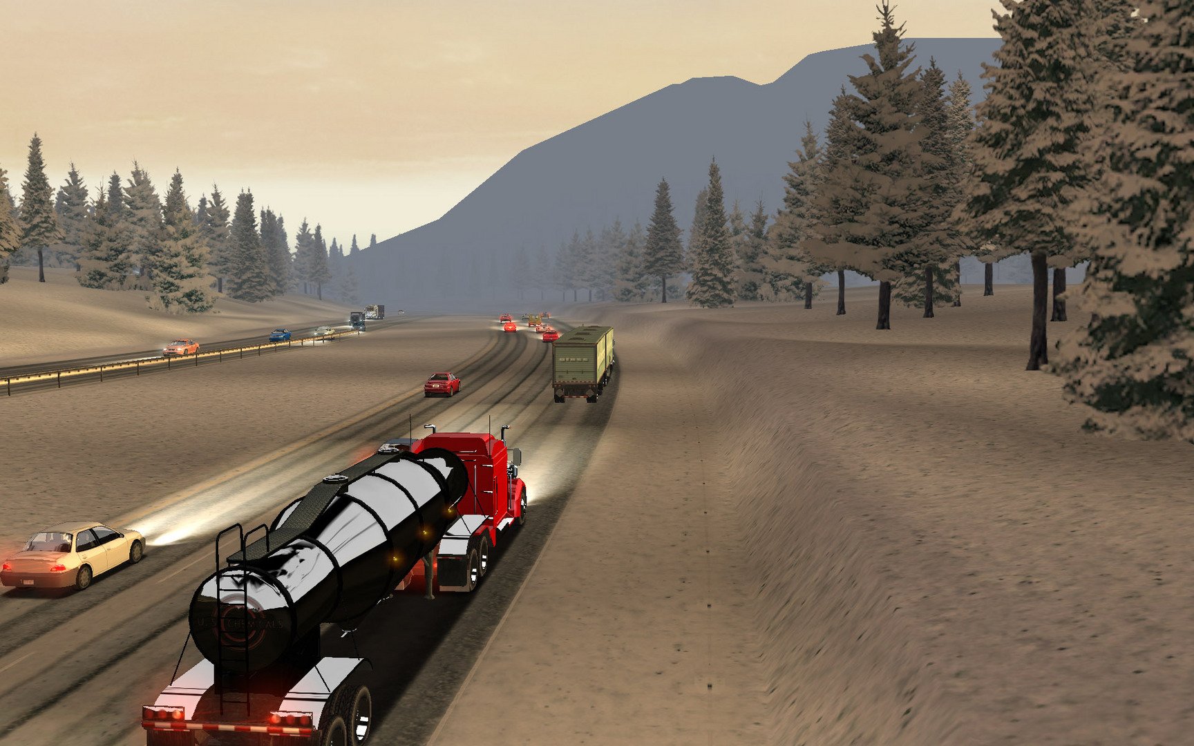 Скриншот 2 к игре 18 Wheels of Steel: American Long Haul v.1.01 (44199) [GOG] (2007)