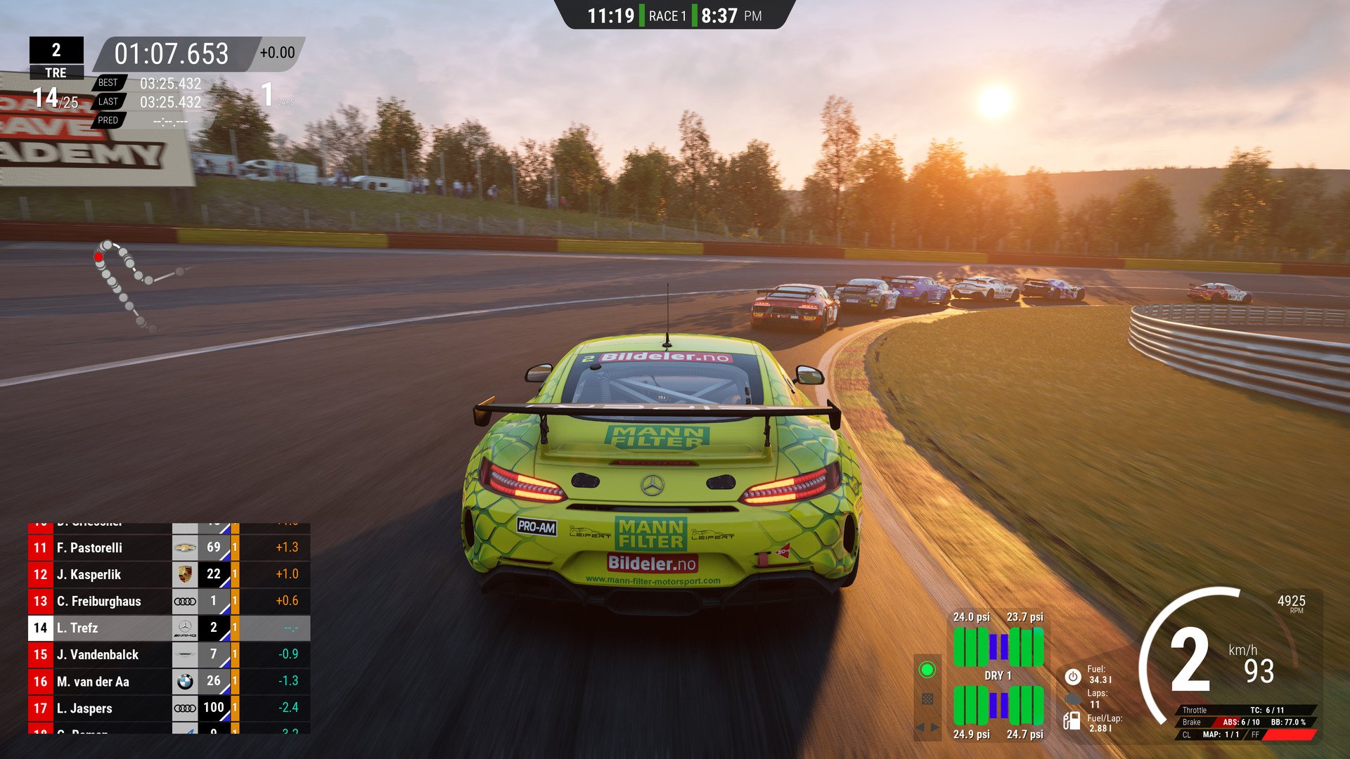 Скриншот 3 к игре Assetto Corsa Competizione v.1.10.3 [Папка игры] [Portable] (2019)